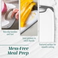 thumbnail image 3 of Juego de tablas de cortar HOMWE sin BPA con mangos antideslizantes, paquete de 3, 3 of 9