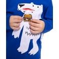 thumbnail image 4 of Wonder Nation Toddler Boys Interactive Graphic Tee with Long Sleeves, Sizes 12M-5T, 4 of 7