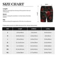 thumbnail image 3 of Kdxio Roses Print Mens Shorts, Breathable Lounge Sleepwear Set with Elastic Waistband and Pockets-3X-Large, 3 of 6