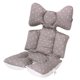 thumbnail image 3 of Cojín Reductor de Asiento,Cochecito Cojín,Colchonetas Universales,Bebé Cojín Sil Gris CUTICAT Cojín de silla de paseo para bebés, 3 of 7