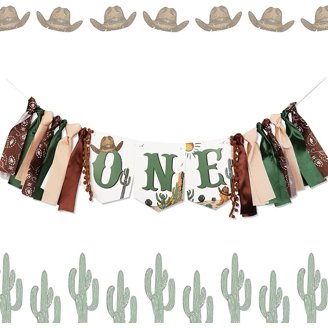 Buy CHXSM Large Cowboy Happy Birthday Banner Backdrop Cowboy Themed