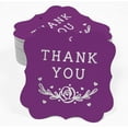 thumbnail image 2 of Inkdotpot Pack Of 50 Thank You Bridal Shower Paper Tags DIY Craft Bracket Shape Real Silver Foil Hang Tags, 2 of 7