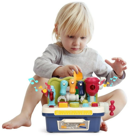 Multi-function Workbench, Musical Learning Tool Workbench, Toddler Toys, Safe and Odorless, Educational Toys, Gifts Suited for Babies