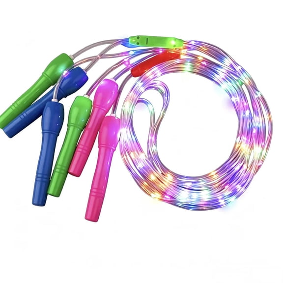 Vruelia Fitness Luminous for Children Random Color Kid Jump Rope Led Jump Rope Light Up Skipping Rope(Multicolor)