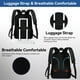 thumbnail image 5 of Mochila de viaje para portátil Voova, impermeable, 15.6 pulgadas, negra, 5 of 7