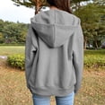thumbnail image 4 of Chaqueta con capucha Macarena Gris XL para mujer, 4 of 8