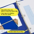 thumbnail image 4 of BAZIC 3 Ring Binder 1.5" Economy View Binders Blue, Hold 280 Sheets, 2-Count, 4 of 8