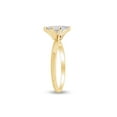 thumbnail image 2 of AFFY Marquise Cut White Cubic Zirconia Solitaire Engagement Ring In 14k Yellow Gold Over Sterling Silver(1 Cttw), 2 of 6