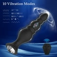 thumbnail image 2 of Vibrating Anal Beads Butt Plug Adult Sex Toys for Men Women Couples, Rechargeable Anal Plug with 10 Vibration Modes, Remote Control Vibrator Anal Dildo Male Prostate Massager, 2 of 5