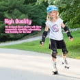 thumbnail image 4 of STMAX Quad Roller Skates for Girls White and Purple size 4.5 Youth 4-Wheels, 4 of 12