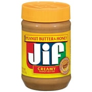 Jif Creamy w/Honey Peanut Butter, 18 oz