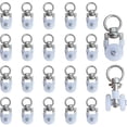 thumbnail image 1 of 20 Pack Metal Track Rollers, Curtain Tracks, Glides, Curtain Rollers, Curtain Track Rollers, Curtain Track Rollers, Shower Curtain Gliders, For Curtai, 1 of 3