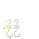 thumbnail image 3 of Oioii Christmas Snowflake Ornament Hook Hangers Snowflake Decorative Christmas Tree Hanging Metal Wire for Xmas Christmas Tree Decoration Hangers(12PCS), 3 of 9