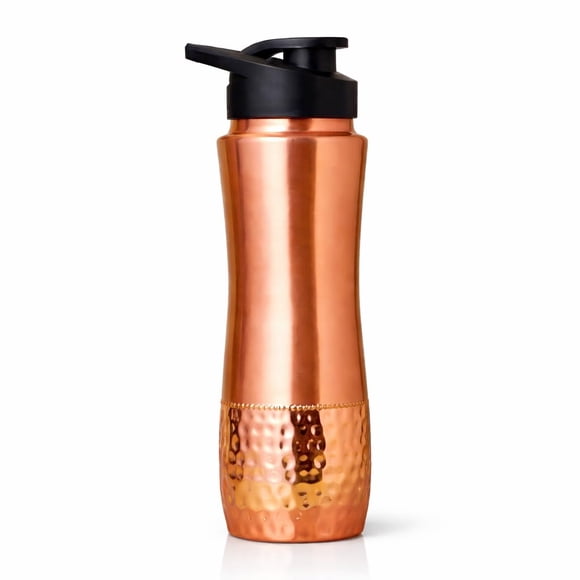 Botella de agua de cobre 2activelife de 900 ml con tapa tipo sorbete