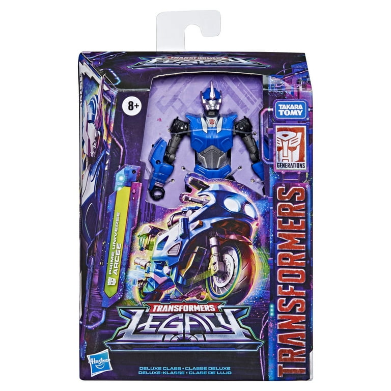 Transformers Toys Generations Legacy Deluxe Prime Universe Arcee Action  Figure - Kids Ages 8 and Up, 5.5-inch