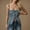 Blue, variant on Mqqzkk Women's Denim Tank Top Suspenders Button Up Sleeveless Fashion Shirts Casual Blouse Top With Pockets