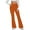 Orange, variant on Feancey Yoga Pants with Pockets for Women Milk Silk Soft Flare Leggings Solid Slim Fit High Waist Bootcut Pants Workout Casual Bell Bottom Pants Holiday Clearance Sale Brown S