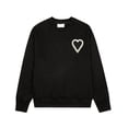 thumbnail image 4 of Sudadera con capucha de primavera de algodón puro para hombres y mujeres, sudadera con estampado de corazón de manga larga para parejas de otoño, sudadera de calle para parejas, 4 of 5