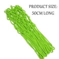 thumbnail image 5 of Durable Basketball Goal Net, Glow In The Dark Outdoor Replacement Net For Heavy Duty Hoop Net, Official NCAA & NBA Basketball Size, Easy To Install And Weatherproof, 5 of 5