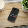 thumbnail image 5 of DistinctInk Clear Hybrid Case for Apple iPhone 15 Pro Max (6.7" Screen) - Too Legit To Quit - Lightweight Grip, 5 of 9