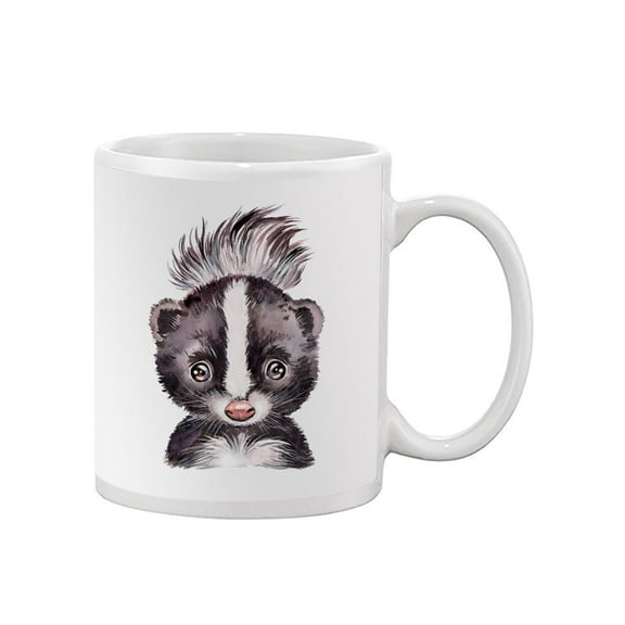 Watercolor Skunk Art Mug - Image by Shutterstock,
