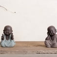thumbnail image 4 of Bearachild Adición en miniatura de monjes budistas de cerámica para un ambiente tranquilo Estatuas de Buda de tamaño adecuado Decoración del hogar Tipo 5, 4 of 6
