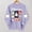 Purple, variant on NTACZA Womens Sweatshirt Halloween Crew Neck Spooky Season Sweatshirt Cute Ghost Grapic Long Sleeve Cozy Pullover Tops Daily Outfits Beige L
