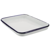 TEHAUX White Ceramic Enamel Baking Sheet for Home Use, and Versatile Kitchen Bakeware