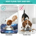 thumbnail image 4 of Star Themed Dog Bowl Mat - Absorbent Pet Feeding Mat with Starry Night Sky Design - Non-Slip Waterproof Mat (Space Geek), 4 of 5