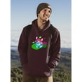 thumbnail image 2 of Colorful Corgi Bowtie Portrait Hoodie Men -Image by Shutterstock, Male Medium, 2 of 4