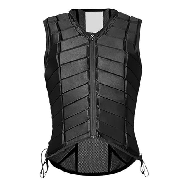 Veste de Protection Équestre - Équipement de Sécurité en Polyester Léger pour l'Équitation - Disponible en 6 Tailles, Design à Fermeture Éclair Facile, Résistant aux Impacts