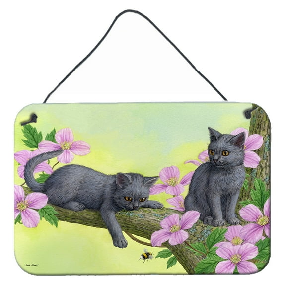 Carolines Treasures ASA2211DS812 Chartruex Kittens Wall or Door Hanging Prints  8x12 multicolor