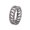 Silver, variant on Women Men's Stainless Steel Bone Ring Hip Hop Silver Size 9