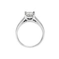 thumbnail image 2 of 1 ct White Gold Princess Cut  Diamond Solitaire 14k Engagement Ring, 2 of 3