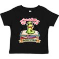 thumbnail image 3 of Inktastic Cutest Little Bookworm Boys or Girls Toddler T-Shirt, 3 of 5