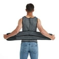 thumbnail image 2 of Men Neoprene Body Shaper Waist Trainer Suit Slimming Vest Weight, 2 of 8