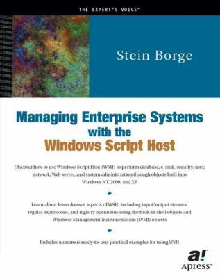Pre-Owned Managing Enterprise Systems with the Windows Script Host ...