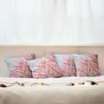 thumbnail image 3 of Ambesonne Floral Throw Pillow Cover 4 Pack, Japanese Sakura Cherry, 16", Pale Blue Pale Pink, 3 of 6