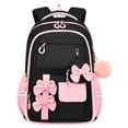 thumbnail image 2 of AoDai Belted girl's schoolbag set - Large capacity student backpack with pen holder and handbag for storage, 2 of 5