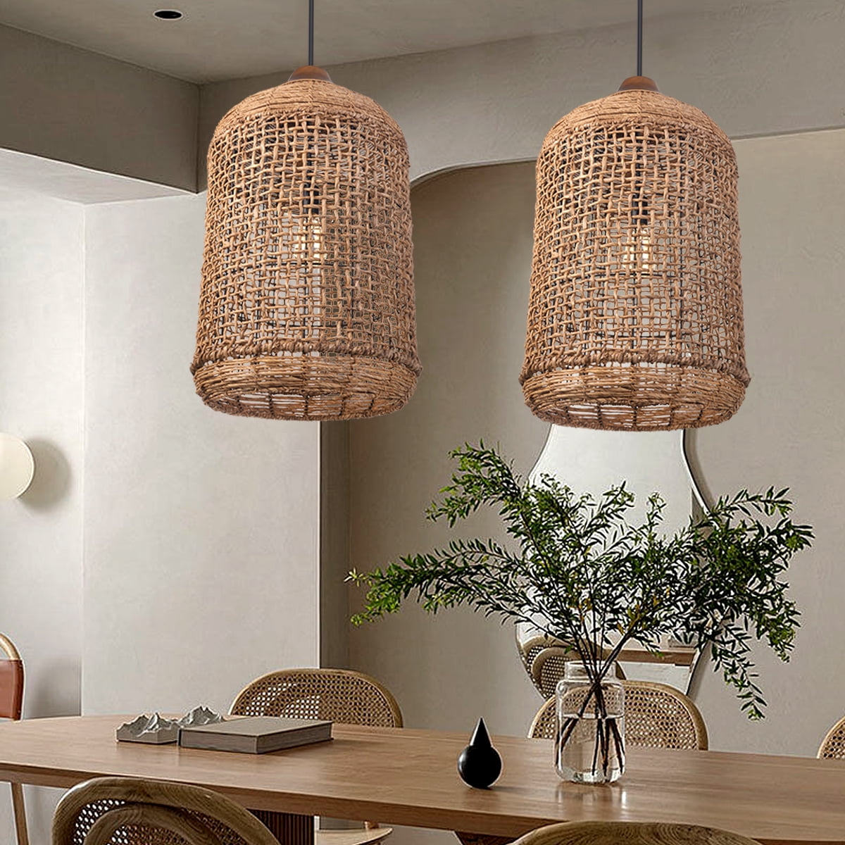 Arturesthome Brandy Koi Lampshade Hanging Ceiling Light Handmade Lampshade