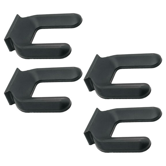 PBPBOX 4Pcs Caster Cups For Furniture Wheel Stop Pad Black Rubber Anti Sliding