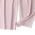 thumbnail image 6 of CPNG Girls Loose Casual Pants Candy Colored Baggy Wide Leg Anti-Mosquito Elastic High Waist Drawstring Pants(Pink,3-4 Years), 6 of 8