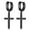 B3-black, variant on Cross Earrings for Men Women, Mens Cross Hoop Earrings for Men Sterling Silver Cross Dangle Earrings Hypoallergenic Mens Cross Earrings Silver Hoop Earrings with Cross