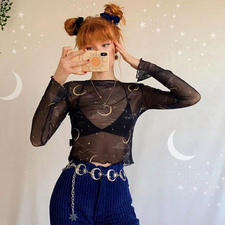 Sun and moon sheer top hotsell