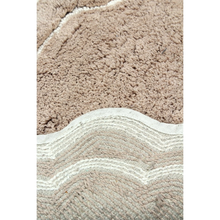 Home Weavers Allure Collection Rugs 100% Cotton Tufted Bathroom