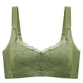 thumbnail image 1 of Sujetador push-up sin aros para mujer, ajustable, transpirable, fino, con copa de cristal, talla grande, pecho grande, sujetador pequeño, 1 of 6