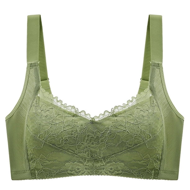 Sujetador push-up sin aros para mujer, ajustable, transpirable, fino, con copa de cristal, talla grande, pecho grande, sujetador pequeño