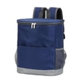 thumbnail image 2 of PULLIMORE 20 Can Soft-Sided Cooler Backpack with Adjustable Straps, Navy, 2 of 10