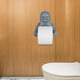 thumbnail image 1 of Soporte de papel higiénico,Porta rollo de papel higiénico con estatua Moai de la Isla de Pascua,Portarrollos de papel higiénico único,decoración moderna para baño,Portarrollos de papel, 1 of 8