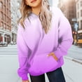 thumbnail image 2 of JUMEYU Cute Tops for Teen Girls Girls Sweatshirt Casual Girls Hoodies Basic Pullover Hooded Sweatshirt Hoodie for Girls Size 9-10 (Purple,9-10 Years), 2 of 6
